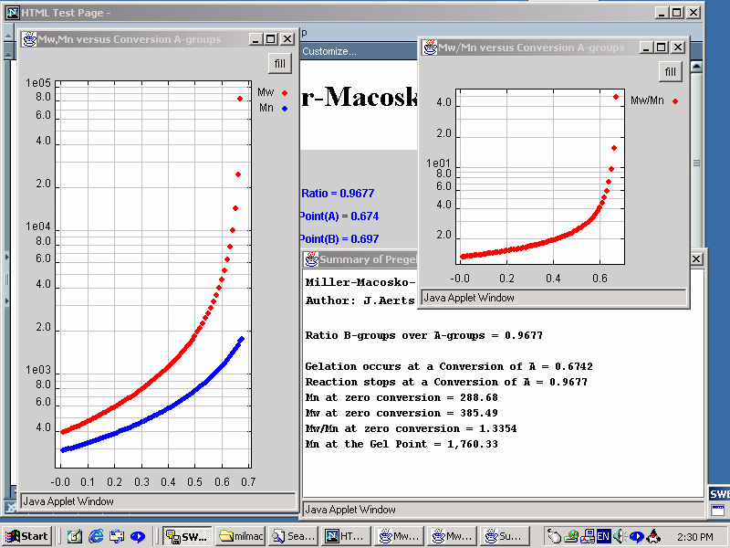 Pregel Results screen