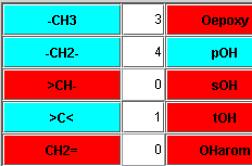 Just add the chemical groups that are present in your molecule
