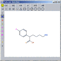 The molecule sketcher