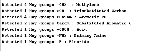 Reporting on breakdown into Hoy groups